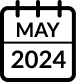 May 2024 calendar icon